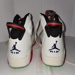 Jordan Kids Sneakers - White, Red, and Black